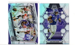 2023 Panini Mosaic Dalvin Cook Silver Prizm Base & Silver Prizm Audible Insert - Picture 1 of 1