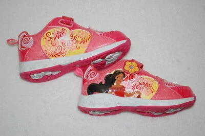 Bebé Niño Niñas Zapatos ELENA OF AVALOR Atléticos CORAL NARANJA Brilla TALLA 8 Foto 1 de 3