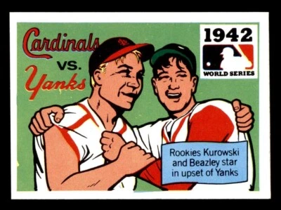 1971 Fleer World Series Baseball #40 1942 Cardinals vs Yanks EX *d3 - Image 1 of 2