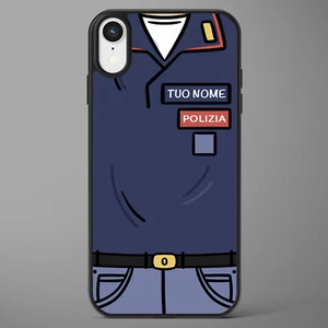Cover cellulare personalizzata,custodia telefono mestiere POLIZIOTTO con nome - Imagen 1 de 1