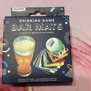 Juegos de Bar Alfombrillas para Beber 30 Juegos Diferentes -Nuevo En Caja Sellado Divertido Regalo - Imagen 1 de 1