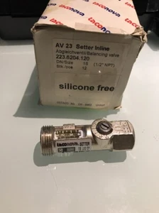 Taconova Misuratore di portata in linea VALVOLA 1/2"" NPT AV 23 NUOVO - Foto 1 di 6