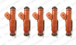 Set of 5 OEM Bosch 0280155831 Fuel Injector For 2005-2006 Volvo S60 2.4T - Bild 1 von 5