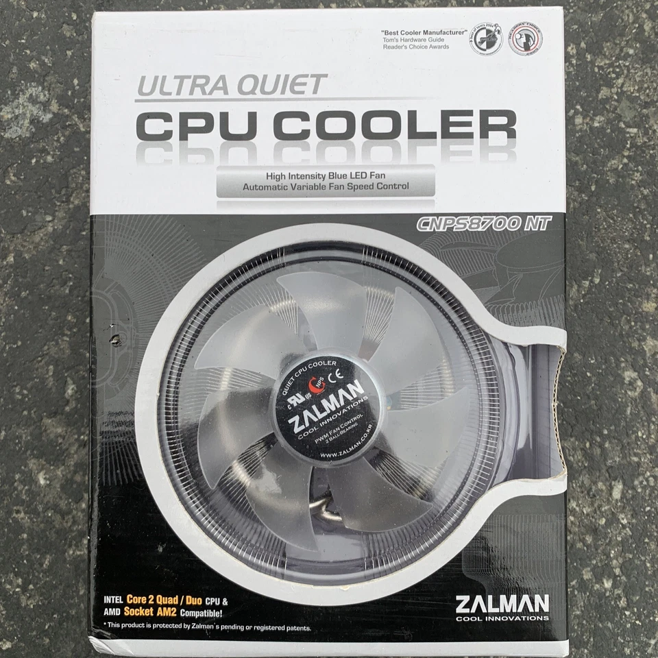 Zalman CNPS8700NT Ultra Quiet CPU LED Cooler LGA 775 + AMD AM2/754/939/940 - Image 1 of 4