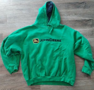 john deere green moletom com capuz