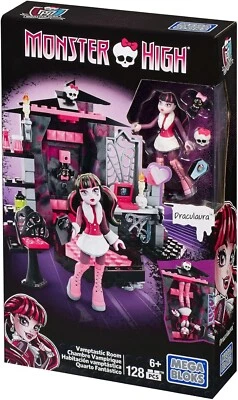 New MEGA BLOKS MONSTER HIGH DRACULAURA Vamptastic Room CNF80 Blocks Playset - Image 1 of 4