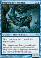 1x Deepchannel Mentor LP, English MTG Shadowmoor