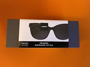 Bose Sunglasses Frames Soprano Cat Eye Bluetooth Audio Sunglasses - Black NEW!
