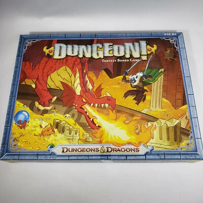 Dungeon! Fantasy Board Game Dragons Open Box Sealed Cards Pieces Unpunched - Image 1 of 4
