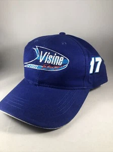 Matt Kenseth #17 Visine Racing Team Hat NASCAR Adjustable Cap Blue NEW w/o Tag - Picture 1 of 8