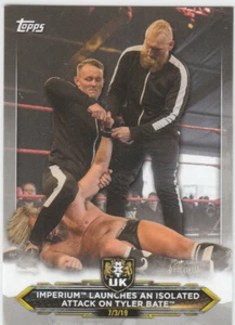 2020 TOPPS WWE NXT #5 Imperium Launches an Isolated Attack- Tyler Bate #18/25  - Picture 1 of 2