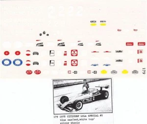 Fred Cady Aufkleber #179 1978 City Corp Lola Special #2 - Bild 1 von 1