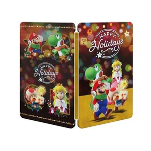 NewOfficial Super Mario BrosHappy Holidays SteelBook Case For Nintendo Switch NS - Picture 1 of 7