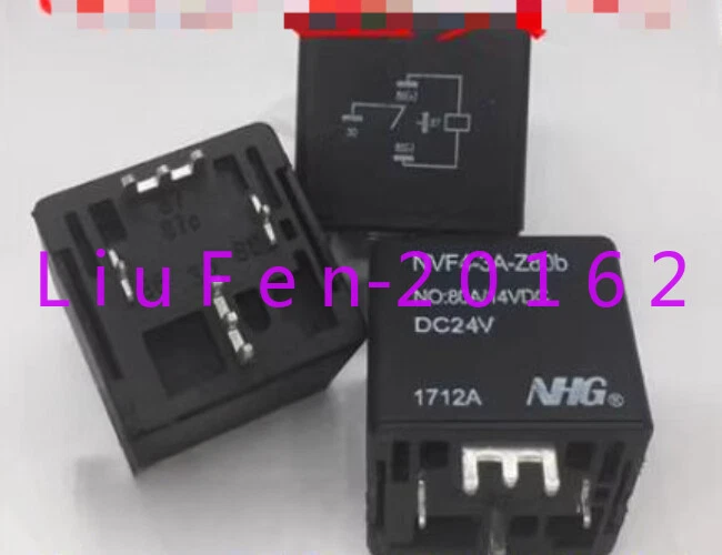 3pcs used NVF4-3A-Z80b DC24V 4 pin relay - Image 1 of 1