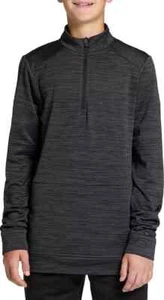 DSG Boys' Training 1/4 Zip Jacket - Pure Black/Dark Gray - Medium (10-12) - NWT - Picture 1 of 6