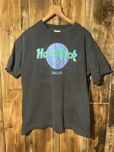 Hard Rock Cafe Dallas Texas Short Sleeve T-Shirt Vintage Size Large - Picture 1 of 4