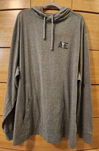 NWT American Eagle Pullover Hoodie Gray Long Sleeve Size 3X Super Soft - Picture 1 of 6