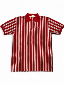 Polo Lacoste Vintage Años 90 Rayas Rojas y Blancas Talla XL - Moderno L - Imagen 1 de 4