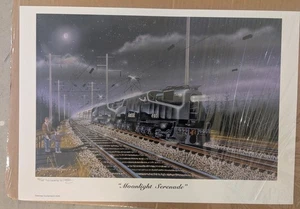 Robert West 51 Amtrak "Moonlight Serenade" Eisenbahn Kunstdruck - S&N - Bild 1 von 1