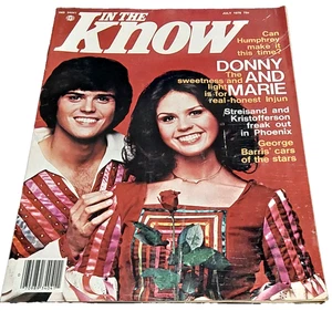 In The Know Magazine July 1976 Donny and Marie - Imagen 1 de 5