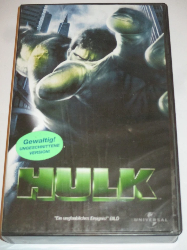 Universal - Hulk - VHS/Action/Eric Bana/Nick Nolte/Jennifer Connelly/Ang Lee - Bild 1 von 1