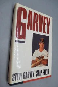 GARVEY by Skip Rozin Steve Garvey Autographed Signed HCDJ 1st Edition 1986 - Picture 1 of 8