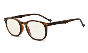Blue Light Blocking Reading Glasses for Men Women Vintage Readers,Tortoise - Picture 1 of 7