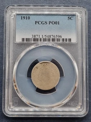 1910 Liberty Head Nickel 5c LOWBALL Graded PCGS POOR 1 PO1 #94747 - Image 1 of 2