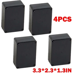Caja de conexiones eléctricas de plástico impermeable de 4 piezas de 3,3 * 2,3 * 1,3 pulgadas NUEVO - Imagen 1 de 18