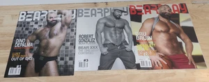 BEARPLAY Magazine Complete All 3 ISSUES Hairy Muscles Gay Colt GREAT Condition - Imagen 1 de 4