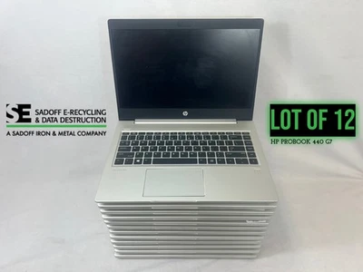 (W) LOT OF 12-HP ProBook 440 G7 14" i5-10210U 8GB RAM - No OS/SSD [TESTED] - Image 1 of 4
