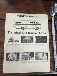 Vintage Sportscoach Motor Home Dealer Brochure - Picture 1 of 1