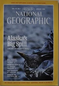 National Geographic January 1990 Magazine  Alaskas Big Spill Can The Wilderness - Picture 1 of 3