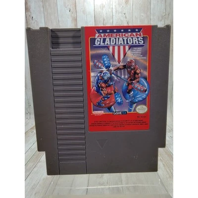 SOMENTE CARTUCHO autêntico American Gladiators Nintendo NES - Imagem 1 de 3