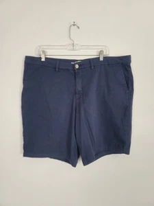 Pantalones Cortos Robert Graham Para Hombre Talla 38 Azul Marino Calce Clásico Chino Informal Golf - Imagen 1 de 12