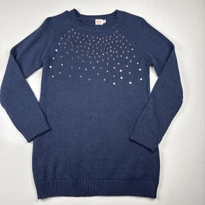 Suéter Wonder Nation Mujer Azul XL 14-16 Lentejuelas Pullover Manga Larga - Imagen 1 de 7