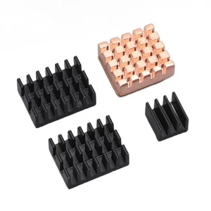 4x Heatsink For RPi 5 Quiet Low Noise Motherboard Heatsink Set With Thermal C FY - Afbeelding 1 van 22
