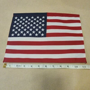 USA Flag small Garden Banner Yard Flag 11 x 8 Support Flag - Picture 1 of 6