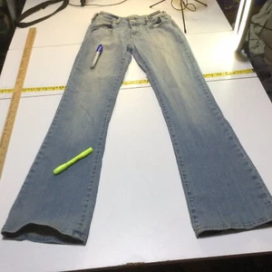 Bullhead Slim Boot Blue Women Denim Jeans 7R - Picture 1 of 14