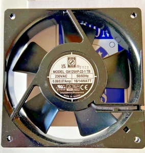 Neue Orion Lüfter OA125 Serie, 75 CFM, 2900 U/min, 160 ~ 260 V, 14 W, 230 VAC (1 EA) - Bild 1 von 8