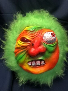Verde Raro 16” Brilla en la Oscuridad Negro Luz Rudo Ralph 1986 Bootleg Mexicano - Imagen 1 de 13