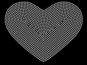 Hotfix diamante Full Love Heart Transferencia hierro caliente - ¡Regalo ideal de San Valentín!¡! - Imagen 1 de 1