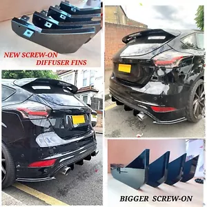 Fits"FORD FOCUS 2015-2018 ST LINE ZETEC S Diffuser fins, focus ST Line diffuser - Picture 1 of 4