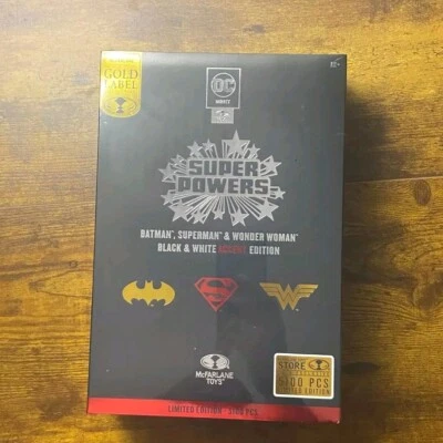 (EN MANO Y SELLADO) DC SUPER POWERS PAQUETE DE 3 SUPERMAN Y MUJER MARAVILLA Mcfarlane  Foto 1 de 4