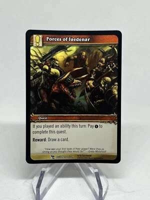 World Of Warcraft March Of The Legion Forces Of Jaedenar 301/319 Foil TCG Card - Image 1 of 2