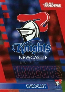 2019 NEWCASTLE KNIGHTS NRL Card CLUB LOGO Traders - Picture 1 of 1