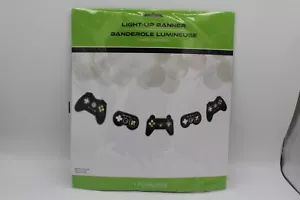 LIGHT UP GAME CONTROLLERS BANNER FOR PARTIES AMSCAN 6 FOOT C2221 - Picture 1 of 7