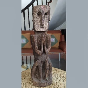 Khas Tribe Primitive wooden sculpture Nepal Himalayan primitive sculpture, P2 - Picture 1 of 6
