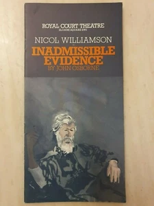 INADMISSIBLE EVIDENCE - NICOL WILLIAMSON CLIVE SWIFT DEBORAH NORTON  - Picture 1 of 2