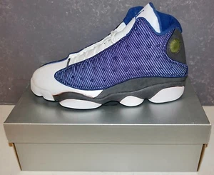 Air Jordan Retro 13 2005 French Blue/Flint Grey Men’s Size 11.5 [310004-441] NEW - Picture 1 of 6